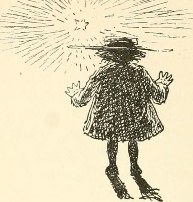 An illustration from What they say in New England; a book of signs, sayings, and superstitions, 1896, leaf 79