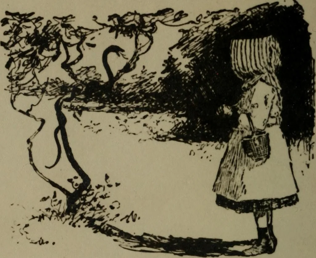 An illustration from What they say in New England; a book of signs, sayings, and superstitions, 1896, leaf 103