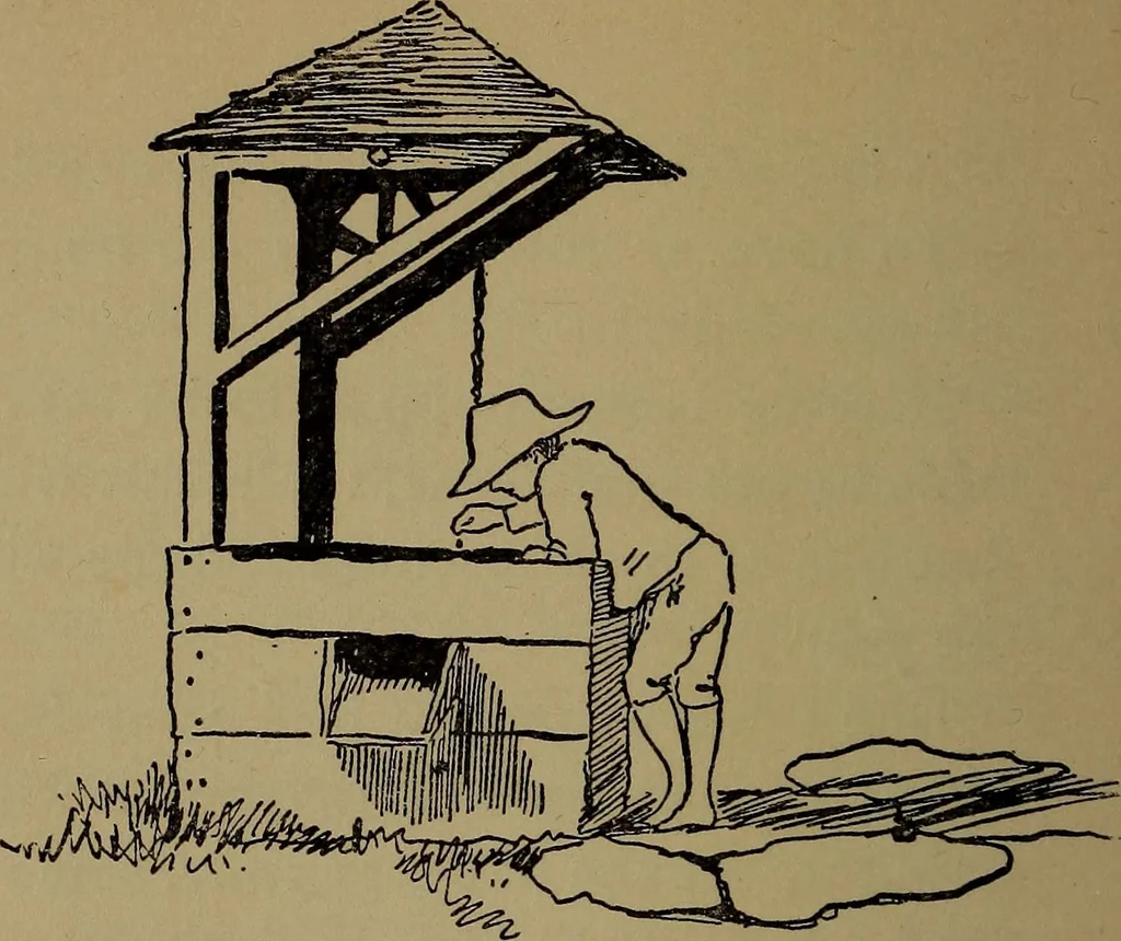 An illustration from What they say in New England; a book of signs, sayings, and superstitions, 1896, leaf 121