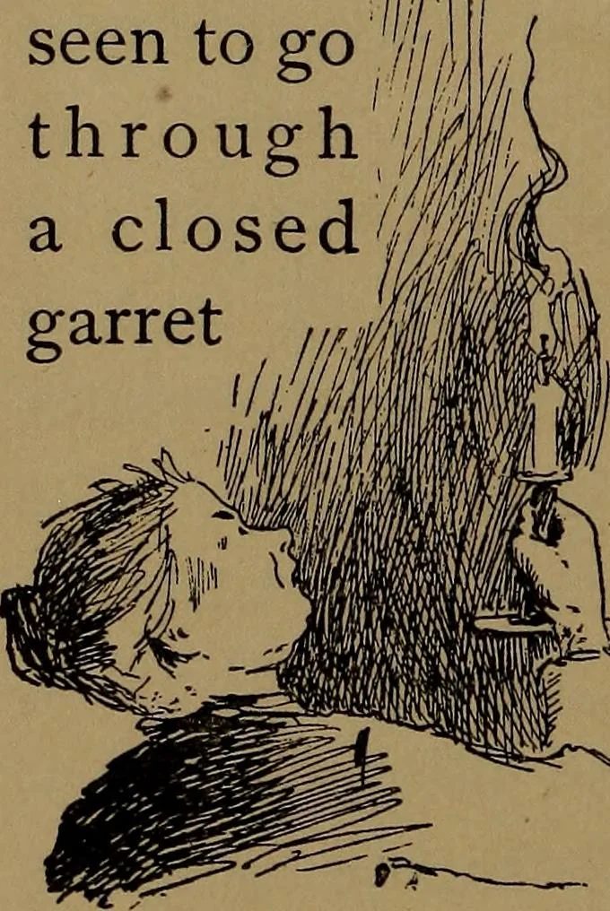 An illustration from What they say in New England; a book of signs, sayings, and superstitions, 1896, leaf 249