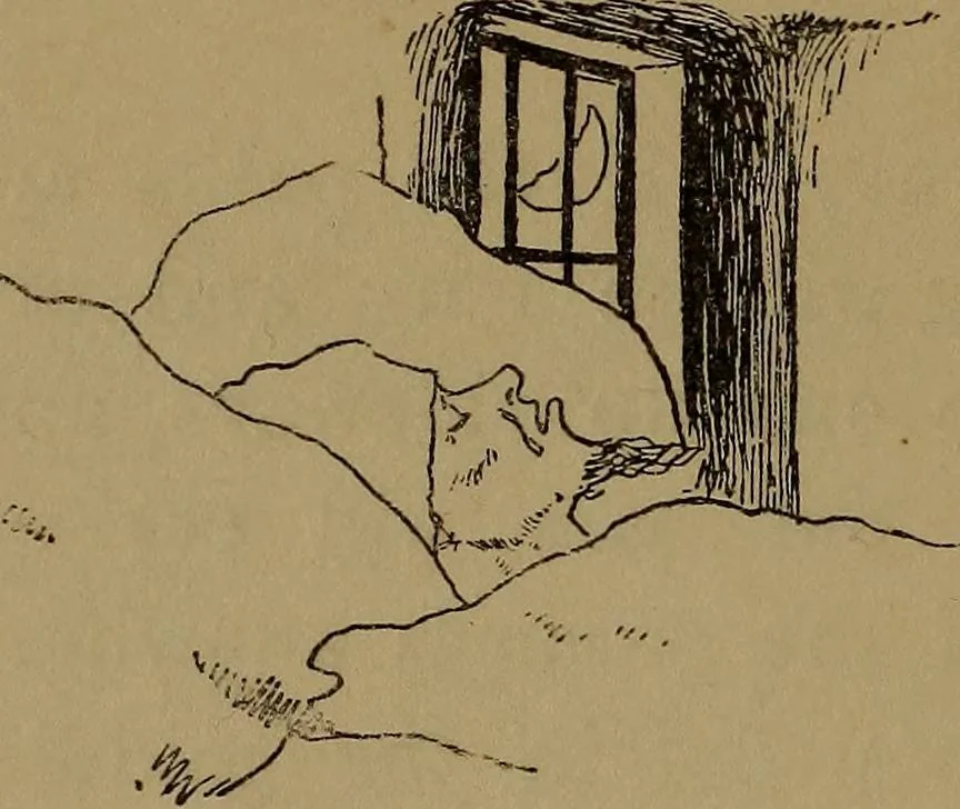 An illustration from What they say in New England; a book of signs, sayings, and superstitions, 1896, leaf 41