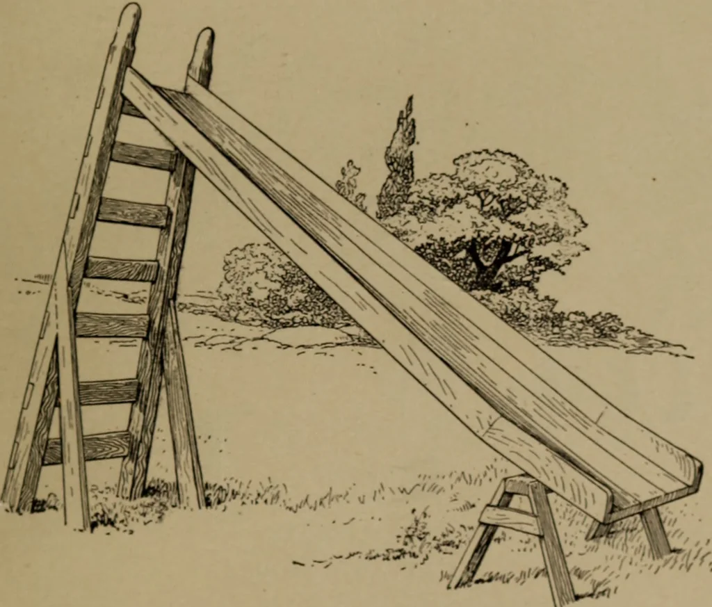 An illustration from What to do at recess, 1910, leaf 20