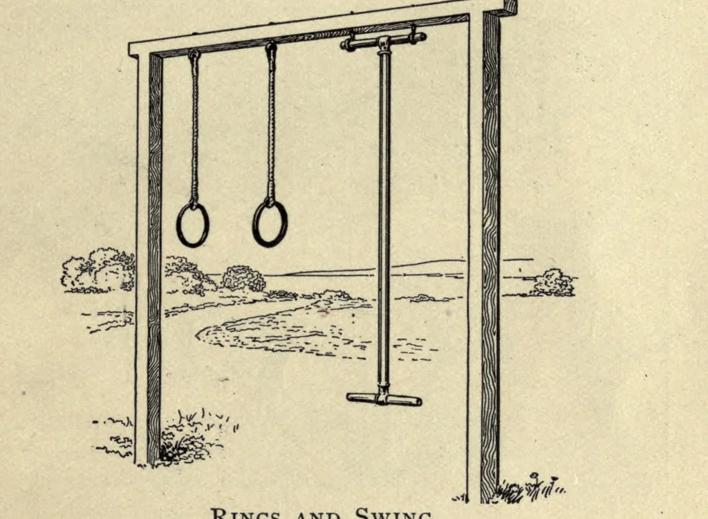 An illustration from What to do at recess, 1910, leaf 31