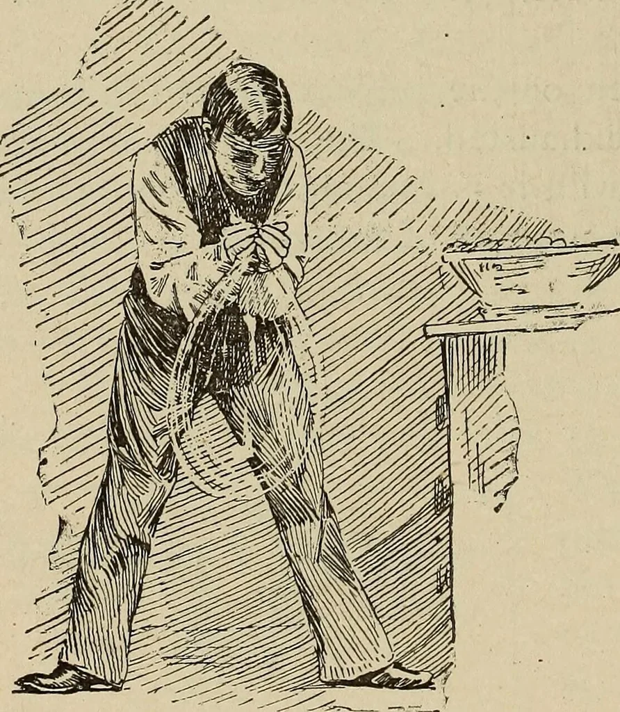 An illustration from What to do and how to do it; the American boys handy book, 1920, leaf 161