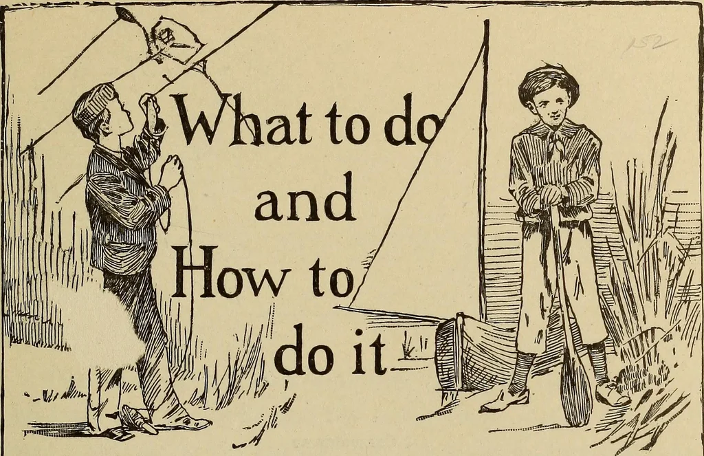 An illustration from What to do and how to do it; the American boys handy book, 1920, leaf 6