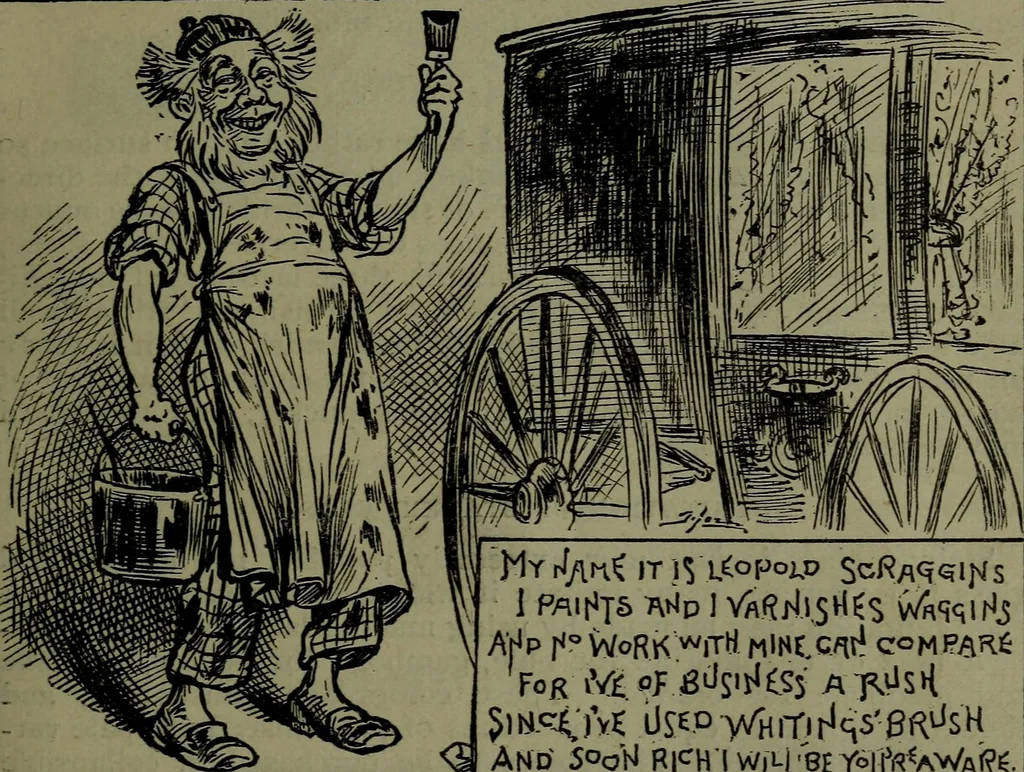 An illustration from What to do and how to do it. For those who paint, varnish, or kalsomine, 1883, leaf 16