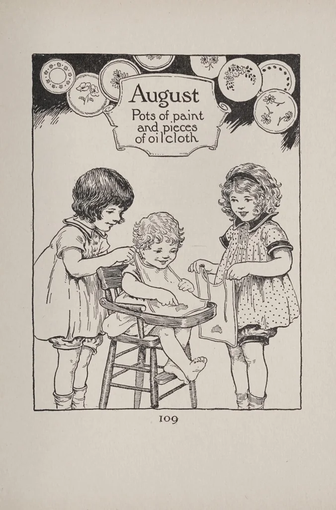 An illustration from What to do the whole year through; twelve month of happy activities for children, 1929, leaf 115