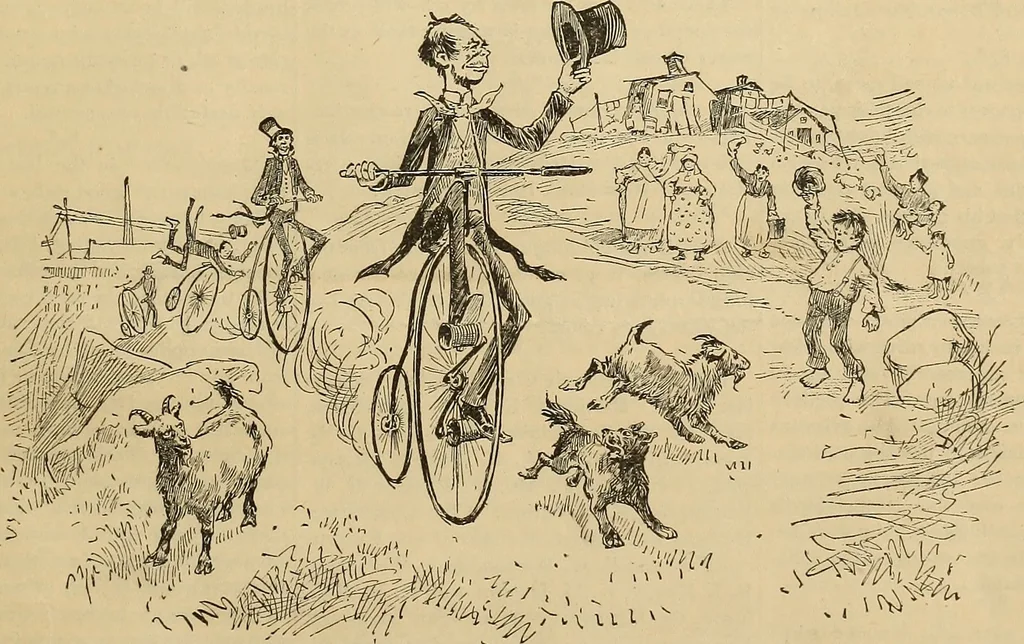 An illustration from The wheel, 1880, leaf 108