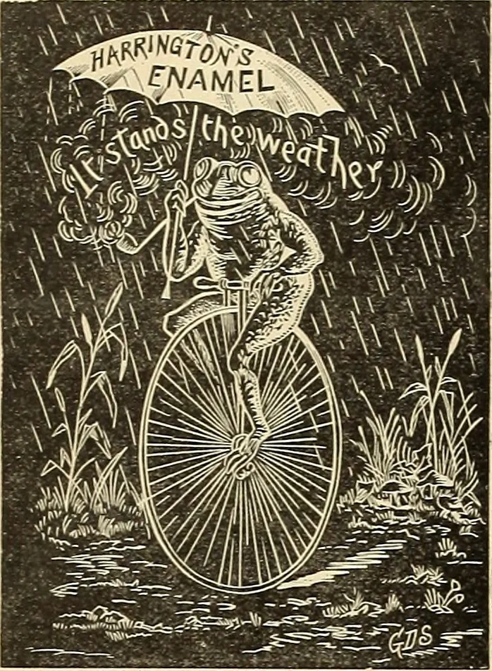 An illustration from The wheel, 1880, leaf 137