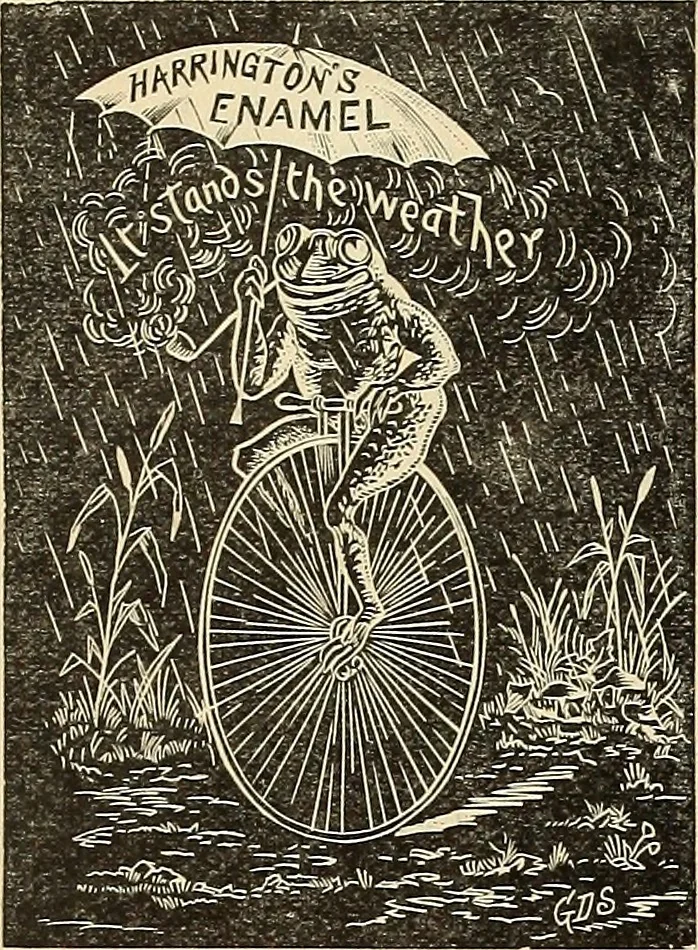 An illustration from The wheel, 1880, leaf 153