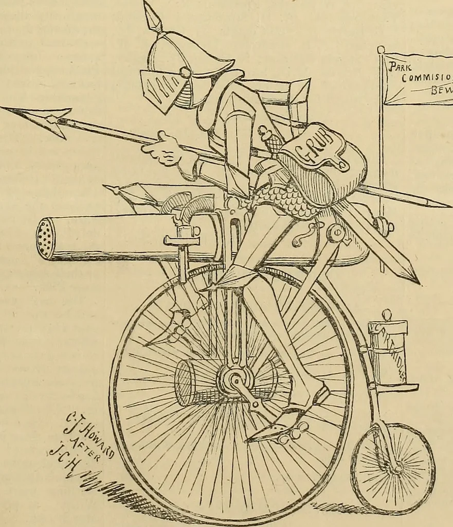 An illustration from The wheel, 1880, leaf 174