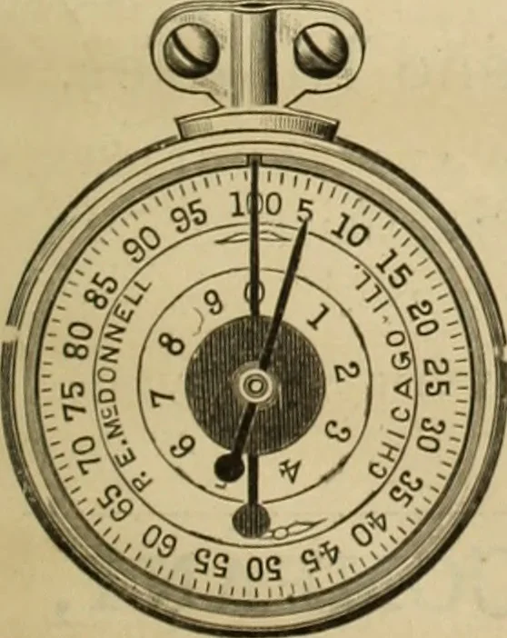 An illustration from The wheel, 1880, leaf 204