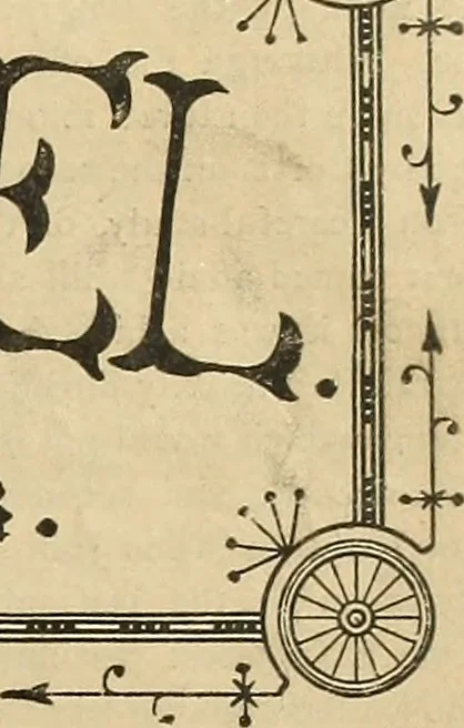 An illustration from The wheel, 1880, leaf 52