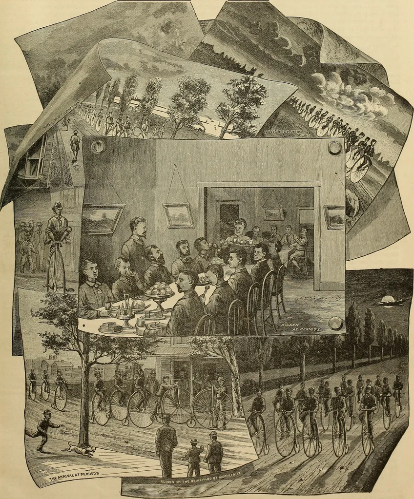 An illustration from The wheel, 1880, leaf 6