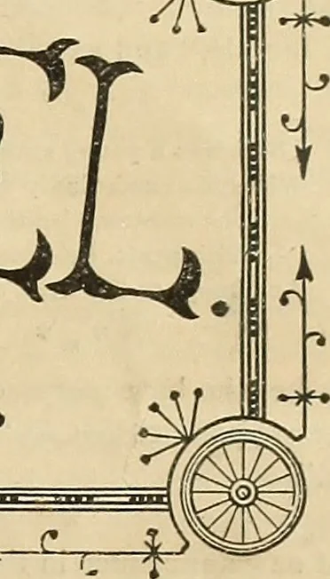 An illustration from The wheel, 1880, leaf 76