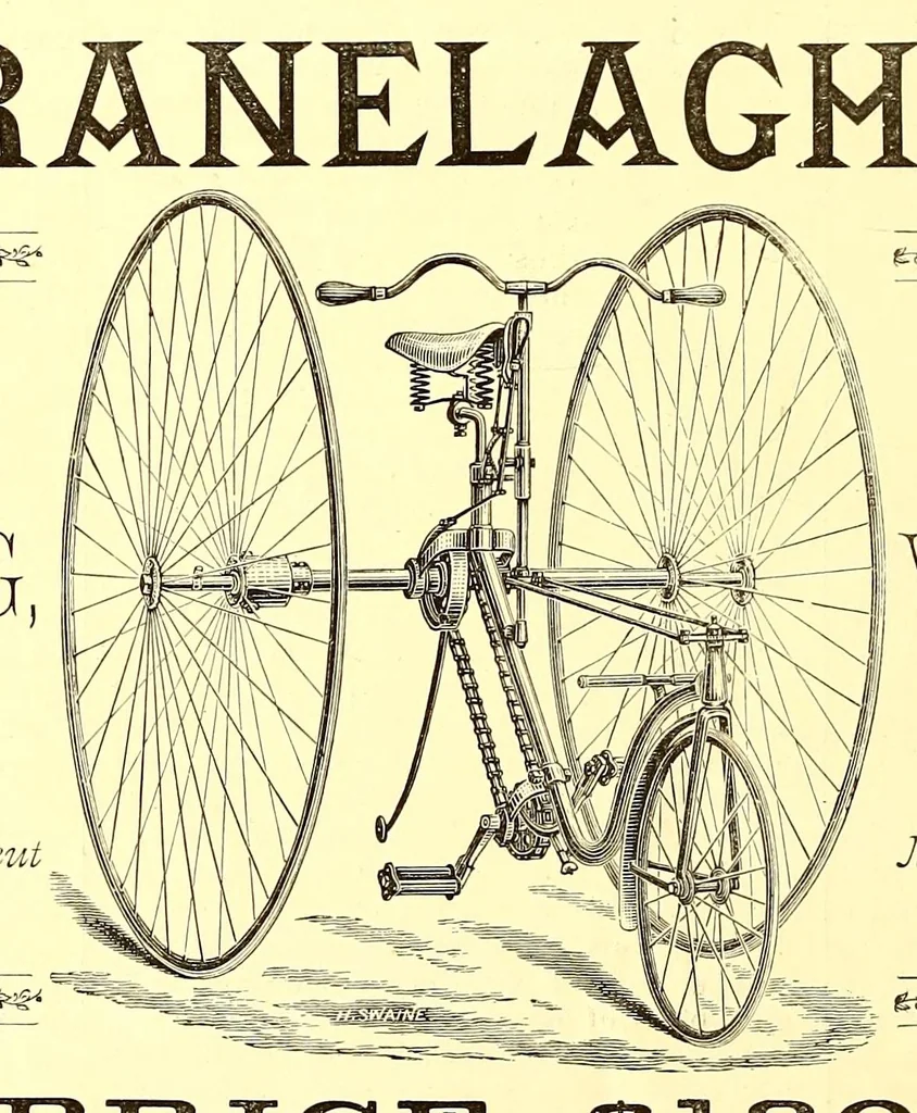 An illustration from The wheel, 1880, leaf 100