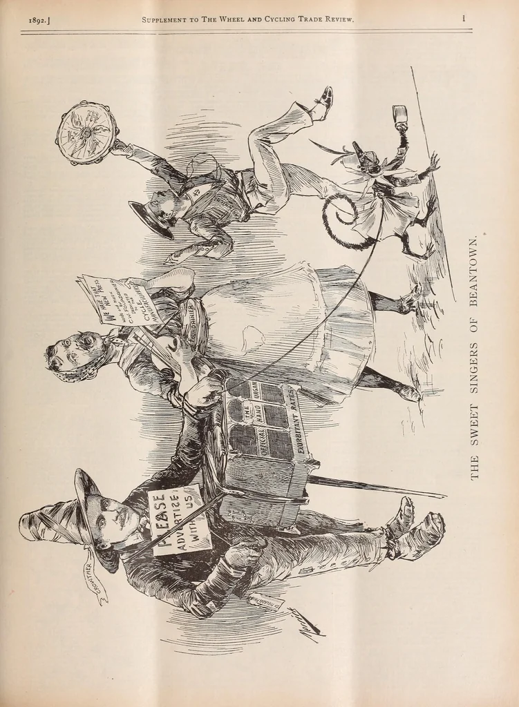 An illustration from The Wheel and cycling trade review, 1888, leaf 109