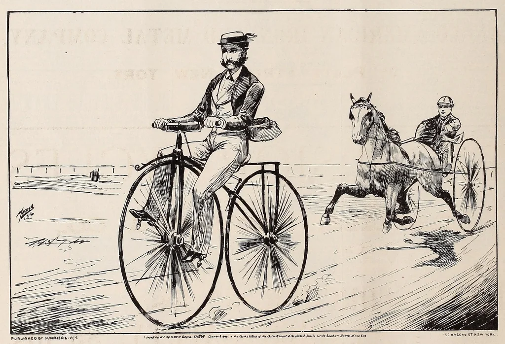 An illustration from The Wheel and cycling trade review, 1888, leaf 200