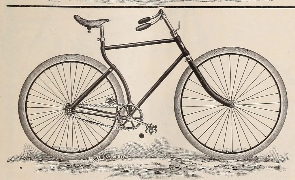 An illustration from The Wheel and cycling trade review, 1888, leaf 49