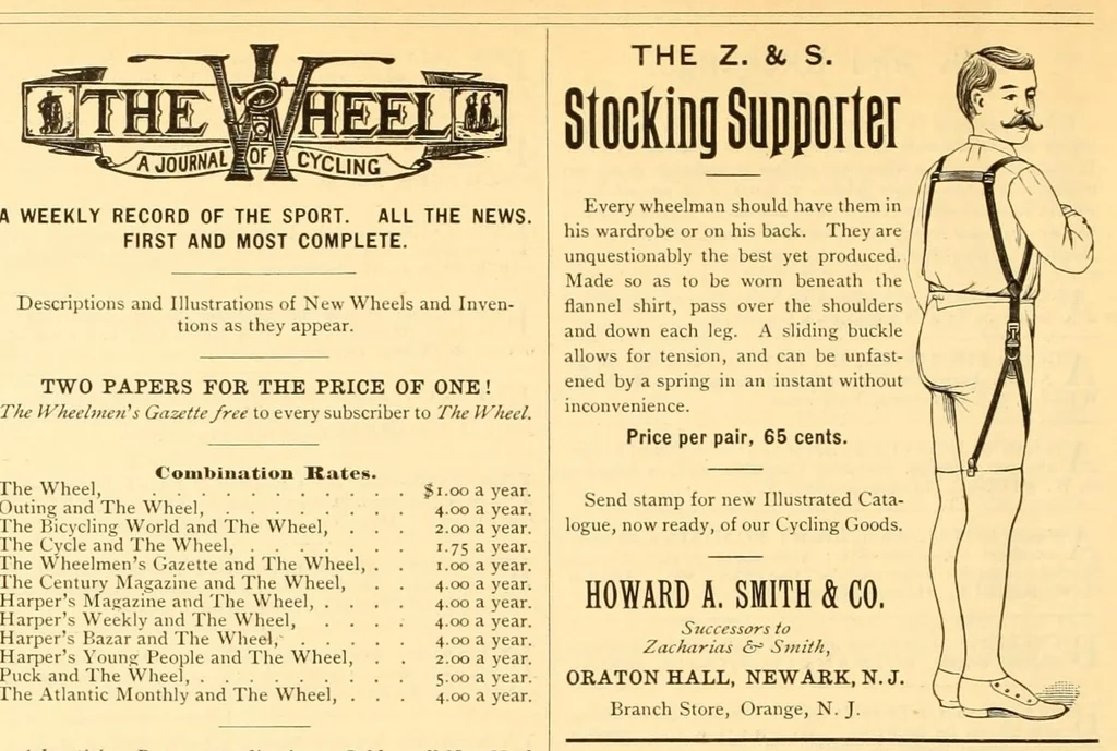 An illustration from The Wheelmen's gazette, 1886, leaf 110