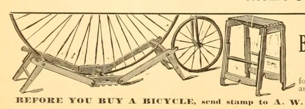 An illustration from The Wheelmen's gazette, 1886, leaf 212