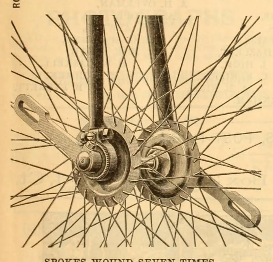 An illustration from The Wheelmen's gazette, 1886, leaf 231