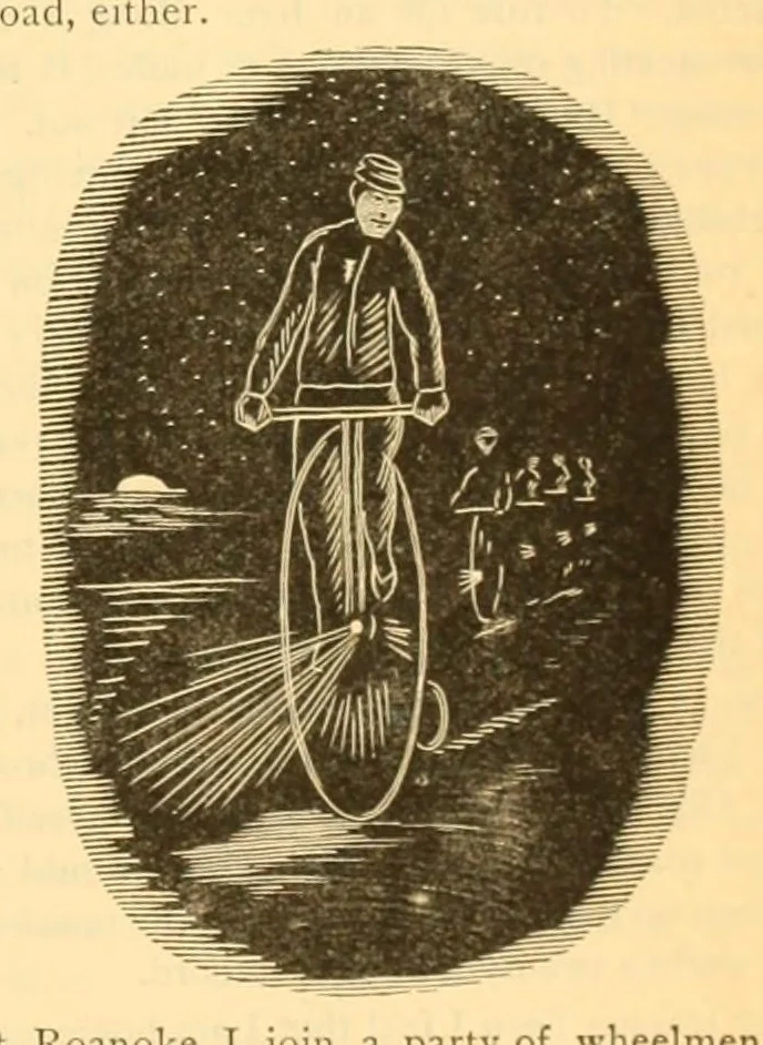 An illustration from The Wheelmen's gazette, 1886, leaf 289