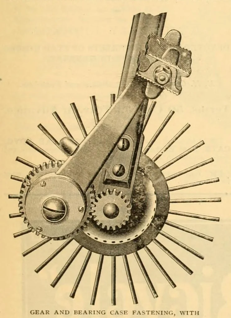 An illustration from The Wheelmen's gazette, 1886, leaf 353