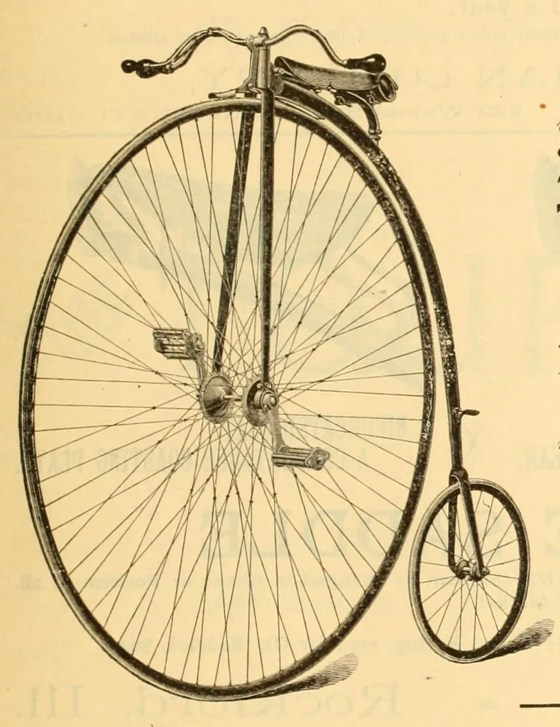 An illustration from The Wheelmen's gazette, 1886, leaf 87