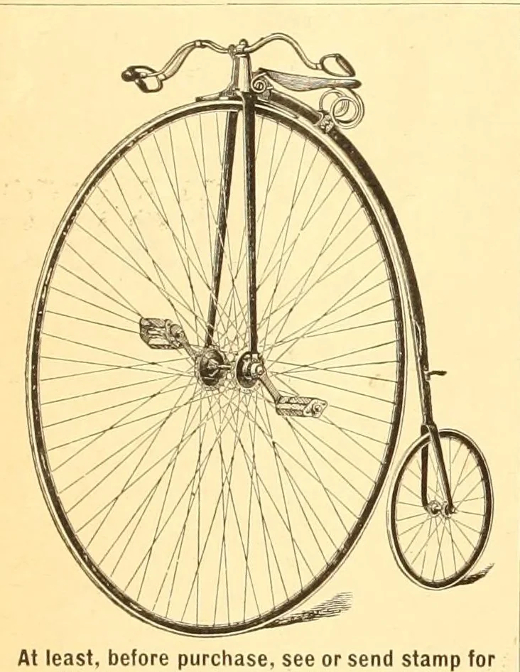An illustration from The Wheelmen's gazette, 1886, leaf 146