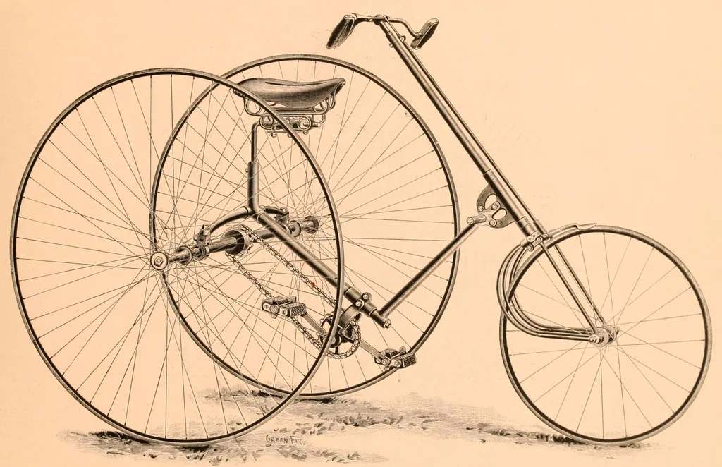 An illustration from The Wheelmen's gazette, 1886, leaf 19