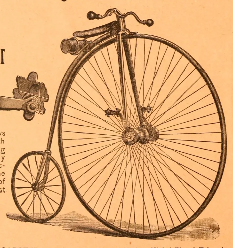 An illustration from The Wheelmen's gazette, 1886, leaf 228