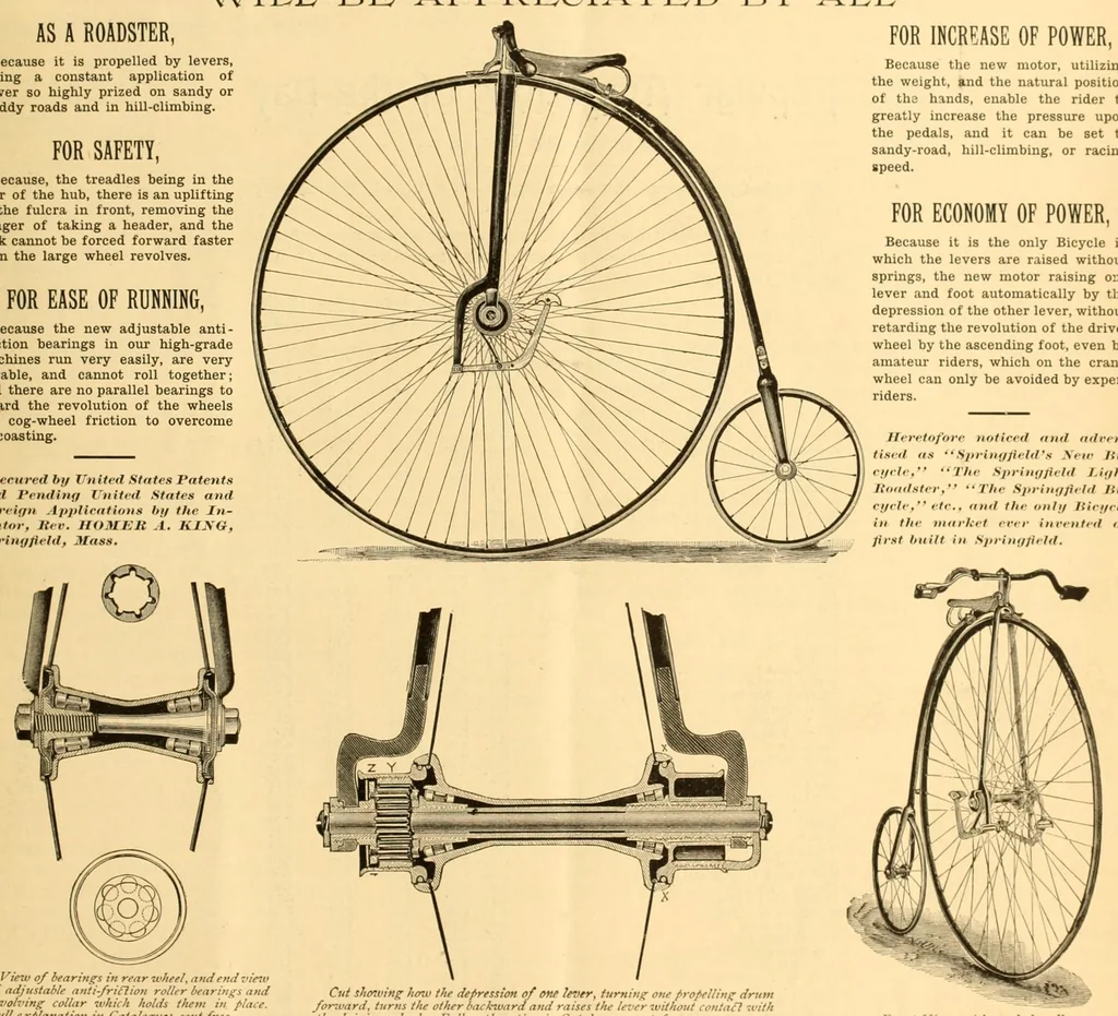 An illustration from The Wheelmen's gazette, 1886, leaf 291