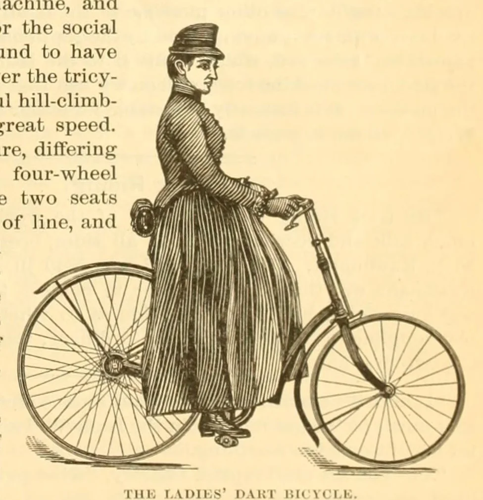 An illustration from The Wheelmen's gazette, 1886, leaf 131