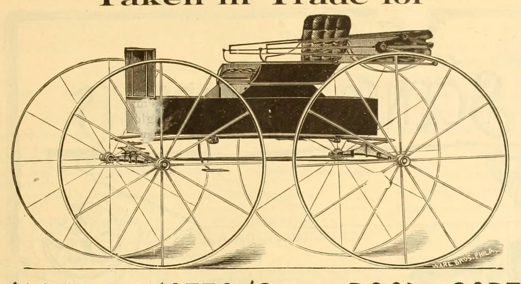 An illustration from The Wheelmen's gazette, 1886, leaf 221