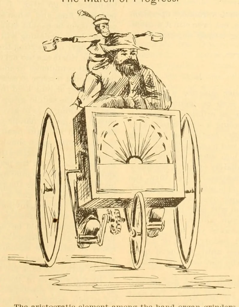 An illustration from The Wheelmen's gazette, 1886, leaf 247