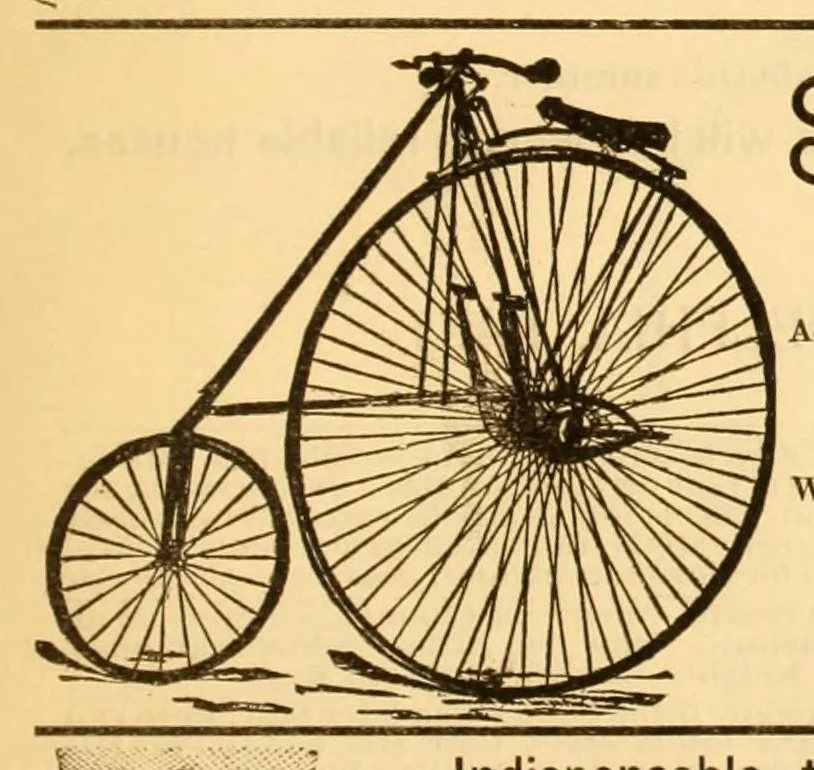 An illustration from The Wheelmen's gazette, 1886, leaf 137