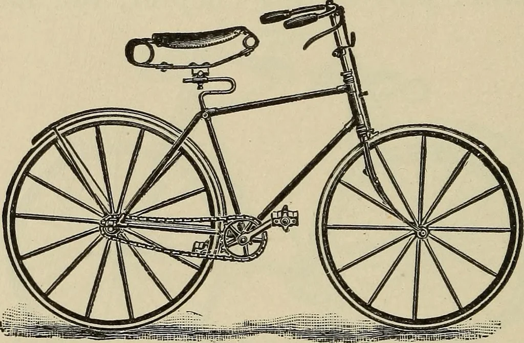 An illustration from Wheels and wheeling; an indispensable handbook for cyclists, with over two hundred illustrations, 1892, leaf 111