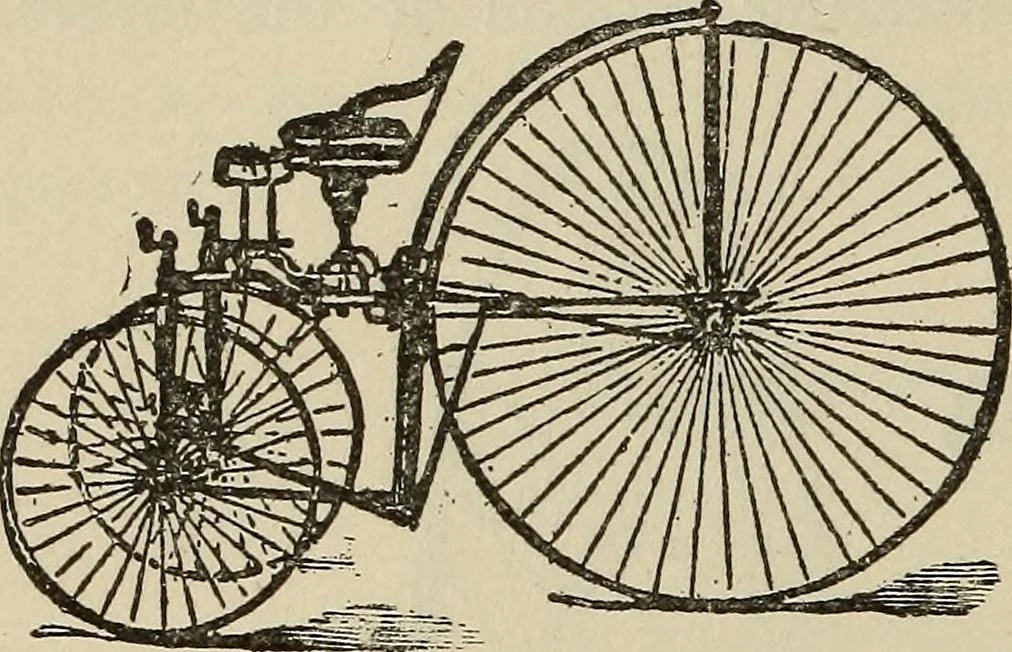 An illustration from Wheels and wheeling; an indispensable handbook for cyclists, with over two hundred illustrations, 1892, leaf 125