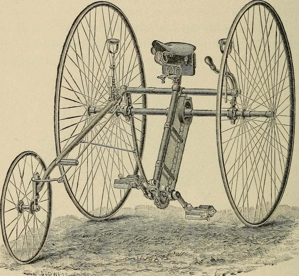 An illustration from Wheels and wheeling; an indispensable handbook for cyclists, with over two hundred illustrations, 1892, leaf 129
