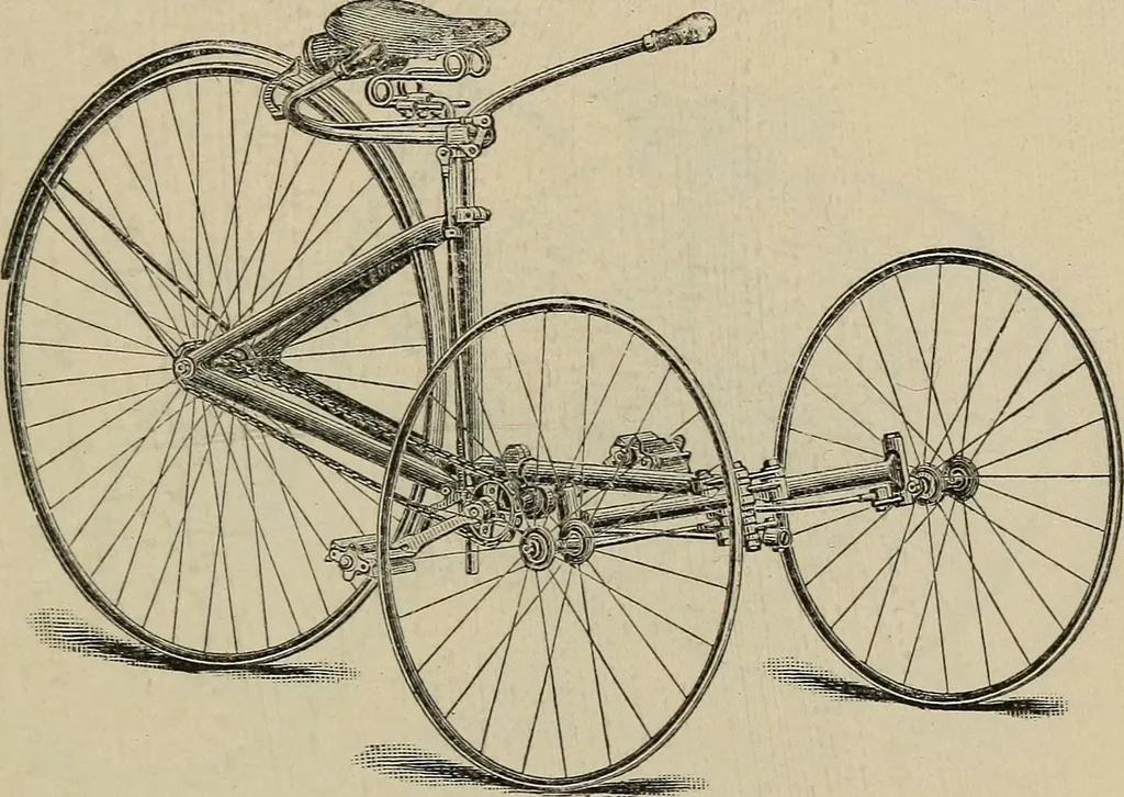 An illustration from Wheels and wheeling; an indispensable handbook for cyclists, with over two hundred illustrations, 1892, leaf 132