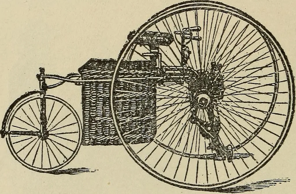 An illustration from Wheels and wheeling; an indispensable handbook for cyclists, with over two hundred illustrations, 1892, leaf 137
