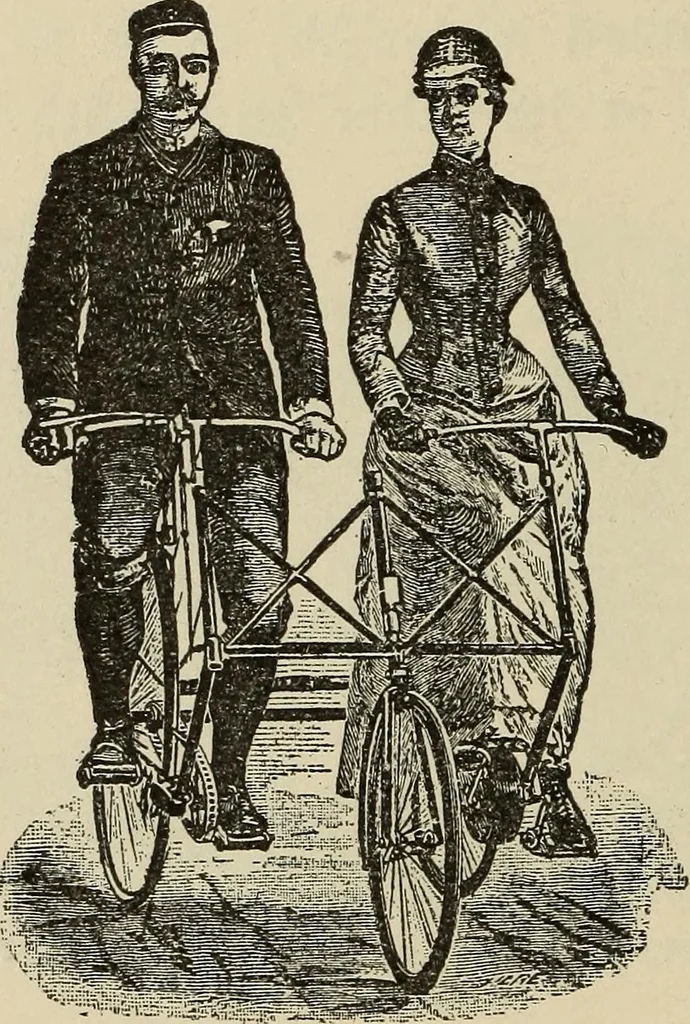 An illustration from Wheels and wheeling; an indispensable handbook for cyclists, with over two hundred illustrations, 1892, leaf 143