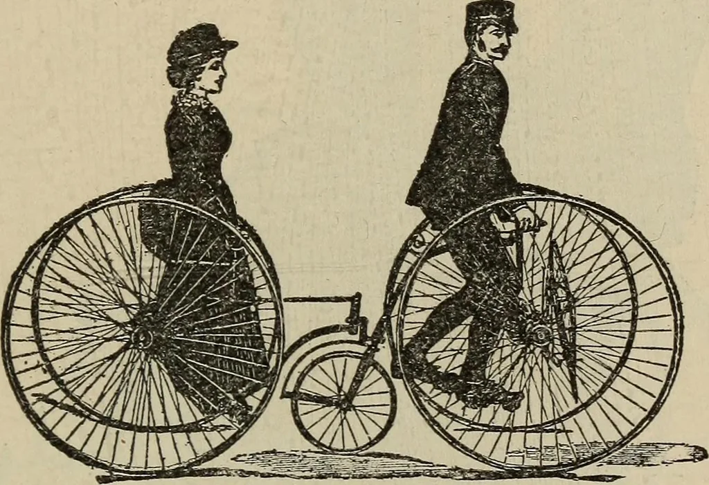 An illustration from Wheels and wheeling; an indispensable handbook for cyclists, with over two hundred illustrations, 1892, leaf 144