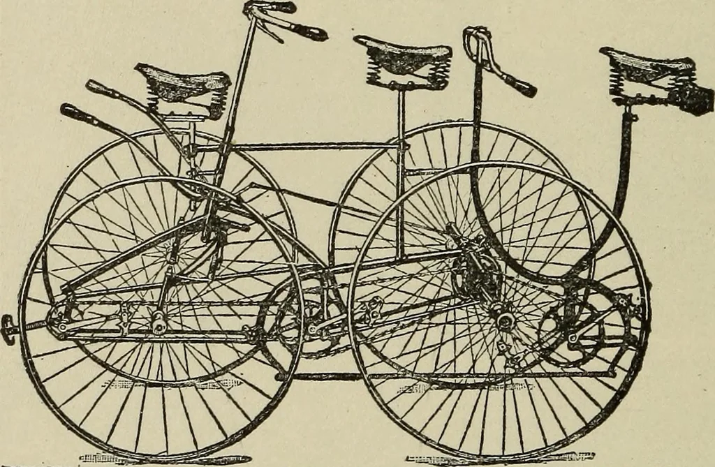 An illustration from Wheels and wheeling; an indispensable handbook for cyclists, with over two hundred illustrations, 1892, leaf 151