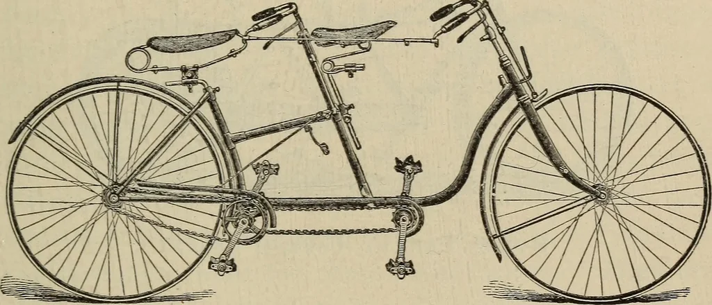 An illustration from Wheels and wheeling; an indispensable handbook for cyclists, with over two hundred illustrations, 1892, leaf 158