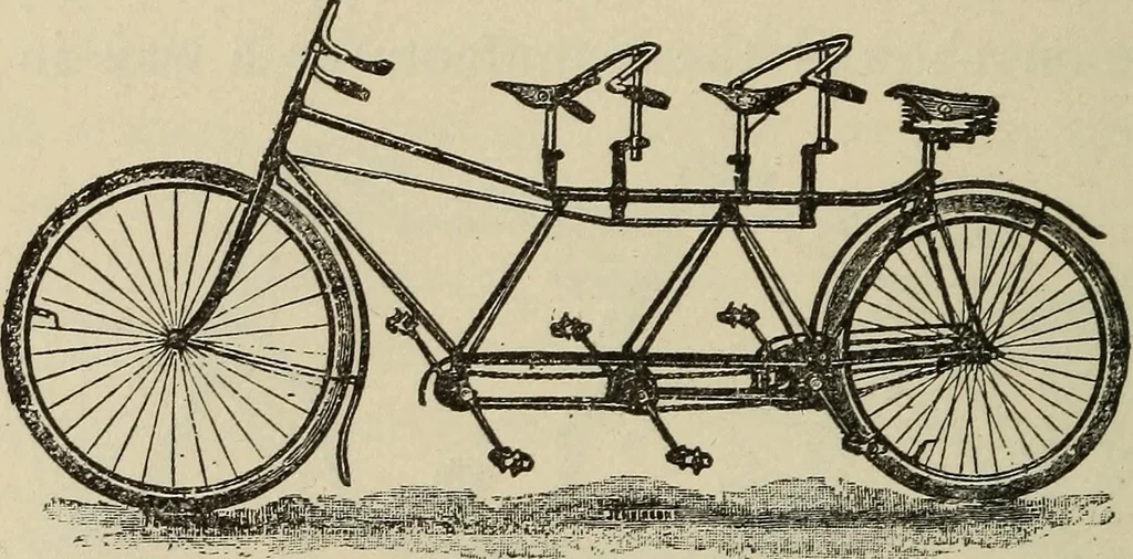 An illustration from Wheels and wheeling; an indispensable handbook for cyclists, with over two hundred illustrations, 1892, leaf 159