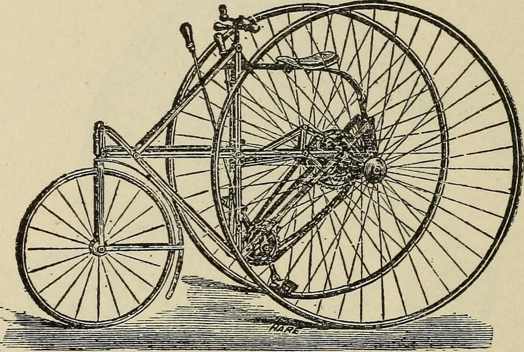 An illustration from Wheels and wheeling; an indispensable handbook for cyclists, with over two hundred illustrations, 1892, leaf 163
