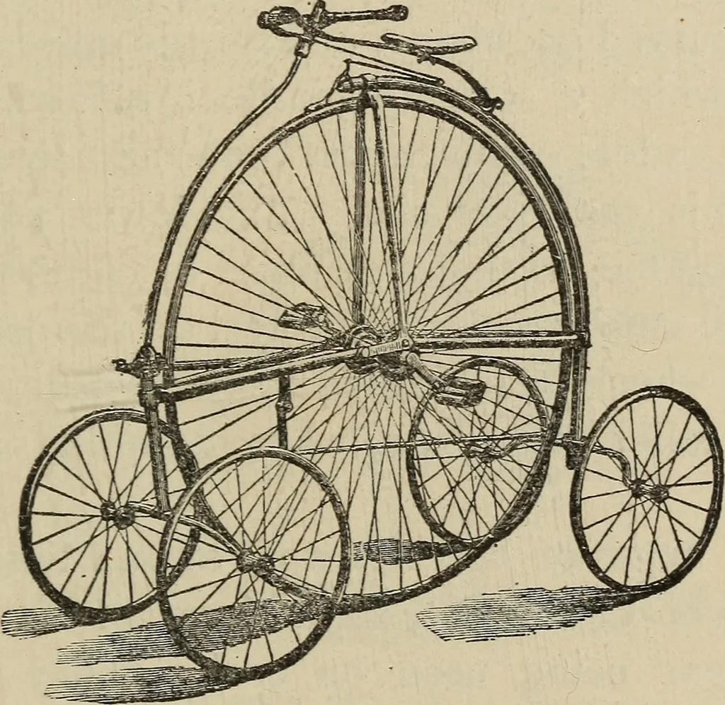 An illustration from Wheels and wheeling; an indispensable handbook for cyclists, with over two hundred illustrations, 1892, leaf 166