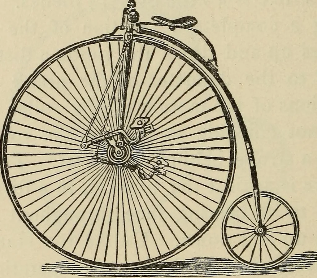 An illustration from Wheels and wheeling; an indispensable handbook for cyclists, with over two hundred illustrations, 1892, leaf 173